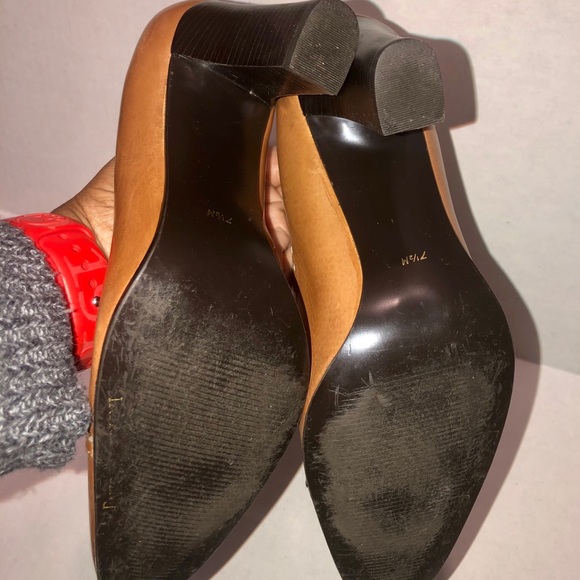 Enzo Angiolini Leather Heeled Loafers! Classic! - Picture 3 of 6